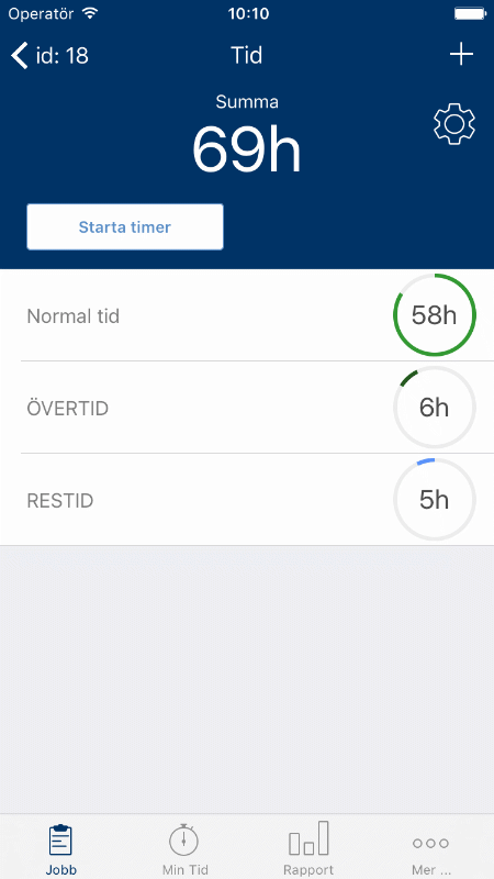 Jobbile Workorder Timereporting